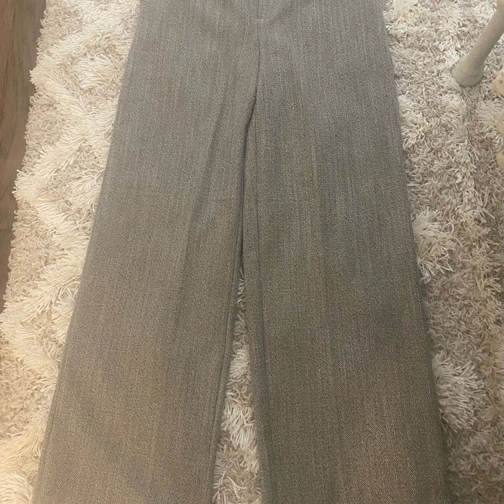 Elegant Women's Wide Leg Gray Pants